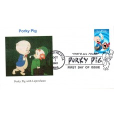 #3534 Porky Pig Ginsburg FDC