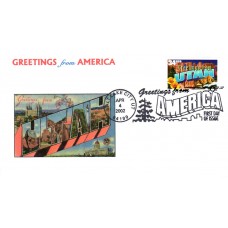 #3604 Greetings From Utah Ginsburg FDC