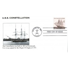 #3869 USS Constellation Ginsburg FDC