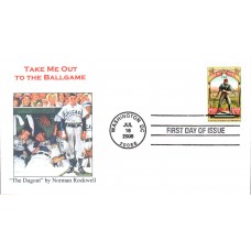 #4341 Take Me Out to the Ballgame Ginsburg FDC