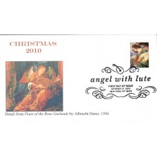 #4477 Angel With Lute Ginsburg FDC