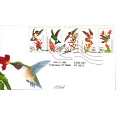 #2642-46 Hummingbirds Glad FDC