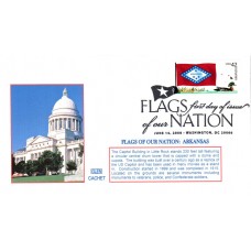 #4278 FOON: Arkansas Flag Glen FDC