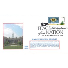 #4282 FOON: Delaware Flag Glen FDC