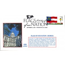 #4285 FOON: Georgia Flag Glen FDC