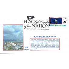 #4286 FOON: Guam Flag Glen FDC