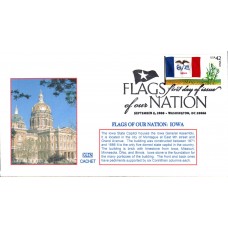 #4291 FOON: Iowa Flag Glen FDC