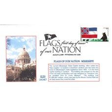 #4300 FOON: Mississippi Flag Glen FDC