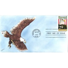 #2534 US Savings Bonds Goldmine FDC