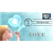 #2535 Love - Earth Goldmine FDC