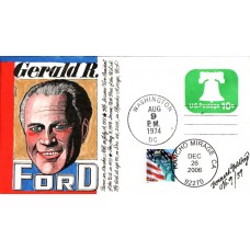 Gerald Ford Dies Dual Goldberg Cover