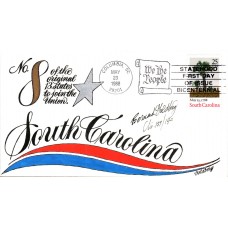 #2343 South Carolina Statehood Goldberg FDC