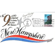 #2344 New Hampshire Statehood Goldberg FDC