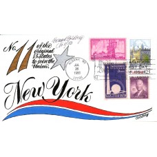 #2346 New York Statehood Combo Goldberg FDC