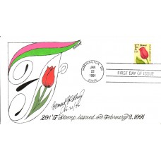 #2517 F - Tulip Goldberg FDC