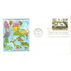 #2086 Louisiana World Expo Doris Gold FDC