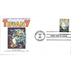 #4165 Louis Comfort Tiffany Graebner FDC