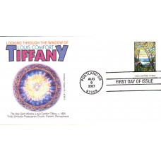 #4165 Louis Comfort Tiffany Graebner FDC