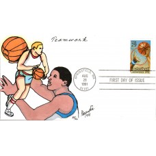 #2560 Basketball Centennial Greenlee FDC