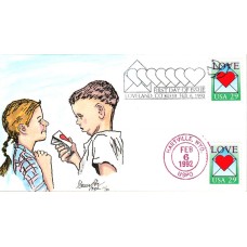 #2618 Love - Envelope Greenlee FDC