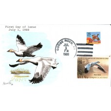 #RW55 Snow Goose Greenlee FDC