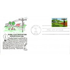 #2144 Rural Electrification Gundel FDC