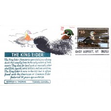 #RW58 King Eiders Gundel FDC