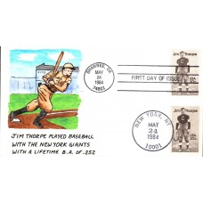 #2089 Jim Thorpe Haas FDC