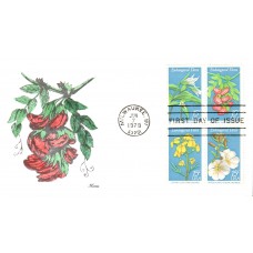 #1783-86 Endangered Flowers Ham FDC