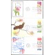 #1805-10 Letter Writing Ham FDC Set