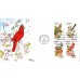 #1953-2002 Birds - Flowers Ham FDC Set