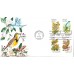 #1953-2002 Birds - Flowers Ham FDC Set