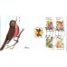 #1953-2002 Birds - Flowers Ham FDC Set