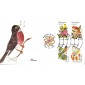 #1999-2002 Birds - Flowers Ham FDC