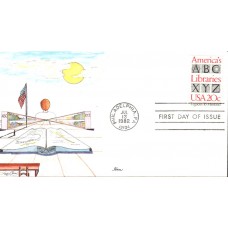 #2015 American Libraries Ham FDC