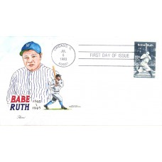 #2046 Babe Ruth Ham FDC