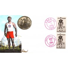 #2089 Jim Thorpe Dual Ham FDC