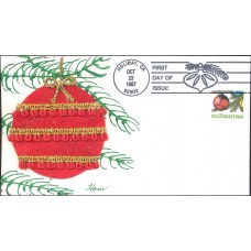 #2368 Christmas Ornament Ham FDC