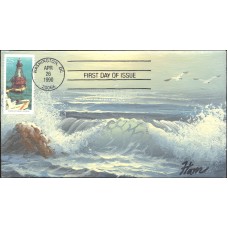 #2473 American Shoals Lighthouse Ham FDC