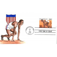 #2496 Jesse Owens Ham FDC