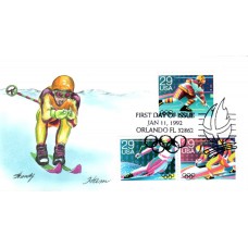 #2611//15 Winter Olympics Ham FDC