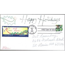 #3177 American Holly Ham FDC