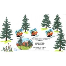 #3522 Woody Wagon Ham FDC