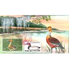 #RW53 Fulvous Whistling Duck Ham FDC