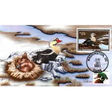 #RW58 King Eiders Ham FDC