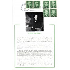 #1278 Thomas Jefferson Hammond FDC