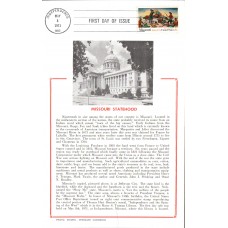 #1426 Missouri Statehood Hammond FDC