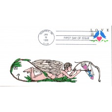 #2440 Love - Birds Harkness FDC