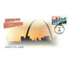 #3720 Greetings From Missouri HBE FDC