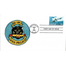 #3372 Submarine USS Pollack SS180 HCT FDC